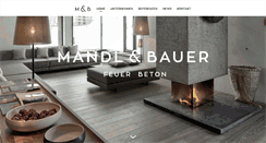 Desktop Screenshot of mandl-bauer.at